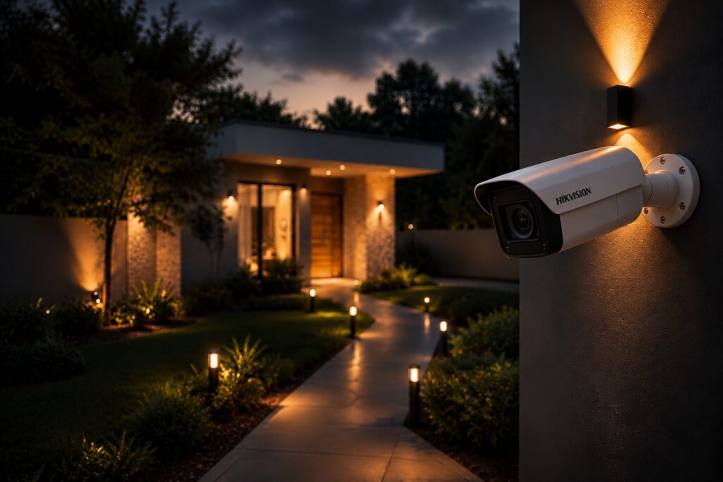 Caméra de vidéosurveillance extérieure